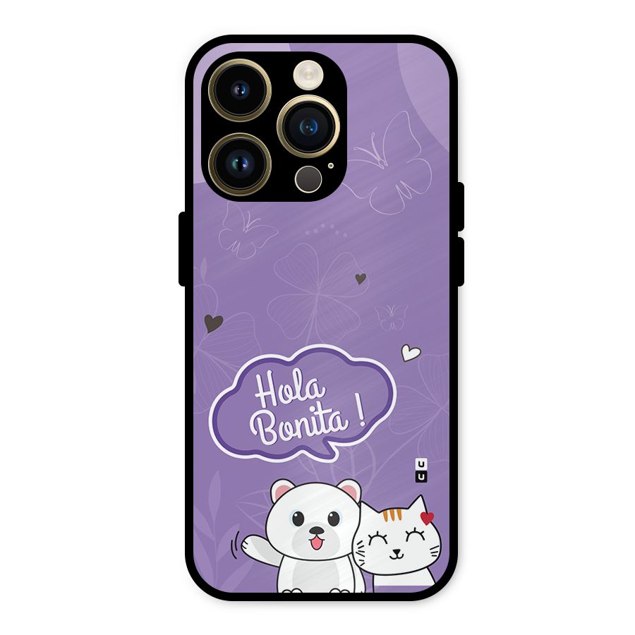 Hola Bonita Metal Back Case for iPhone 14 Pro