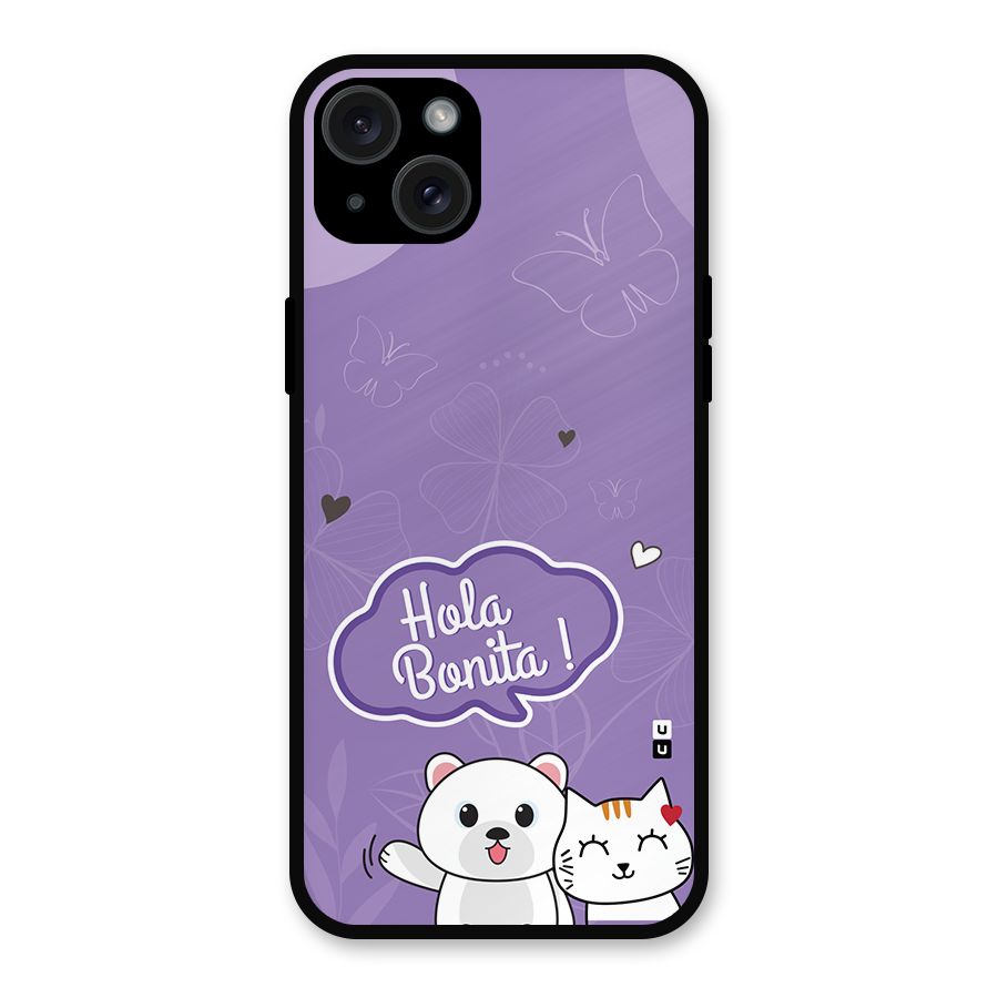 Hola Bonita Metal Back Case for iPhone 15 Plus