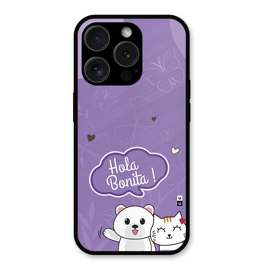Hola Bonita Metal Back Case for iPhone 15 Pro