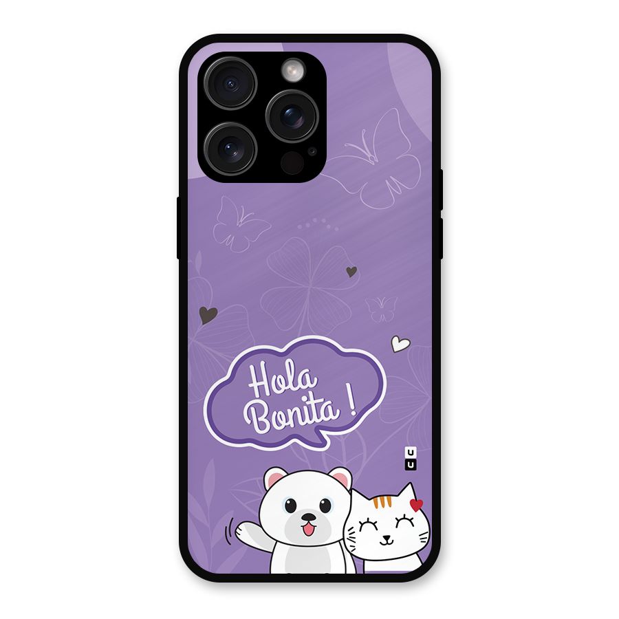 Hola Bonita Metal Back Case for iPhone 15 Pro Max