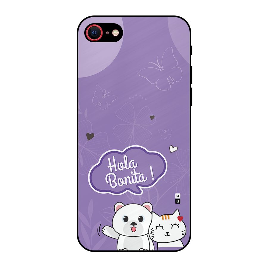 Hola Bonita Metal Back Case for iPhone SE 2022