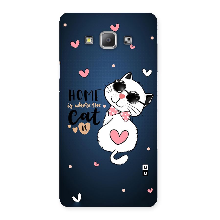 Home Where Cat Back Case for Galaxy A7