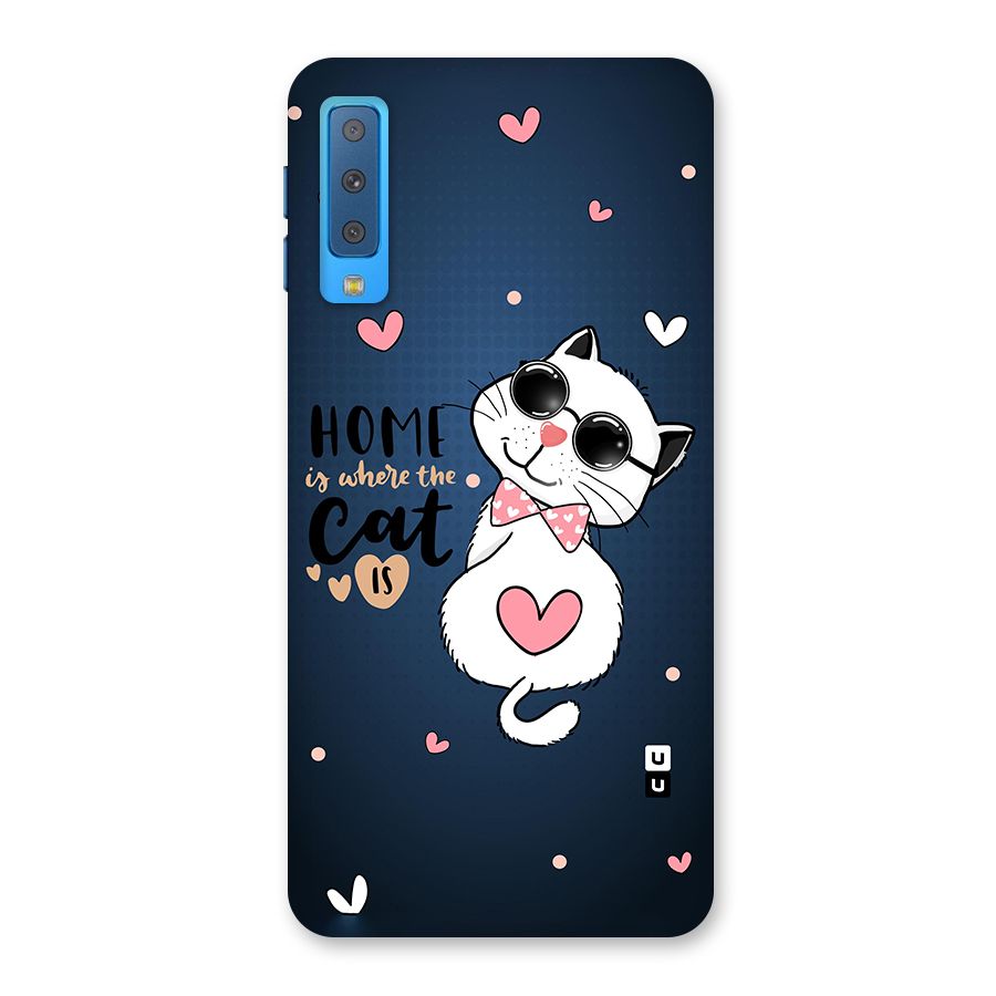 Home Where Cat Back Case for Galaxy A7 (2018)