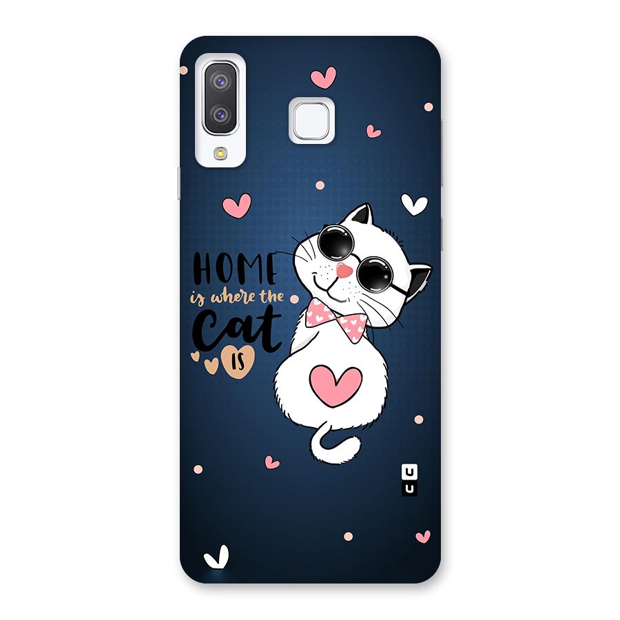 Home Where Cat Back Case for Galaxy A8 Star