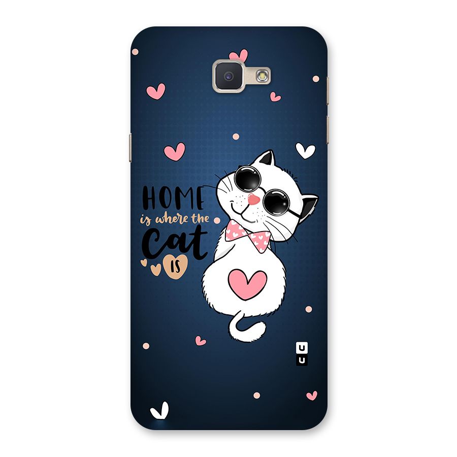Home Where Cat Back Case for Galaxy J5 Prime