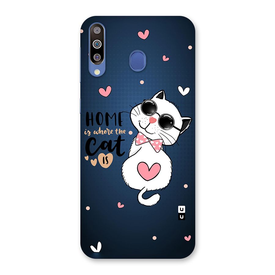 Home Where Cat Back Case for Galaxy M30
