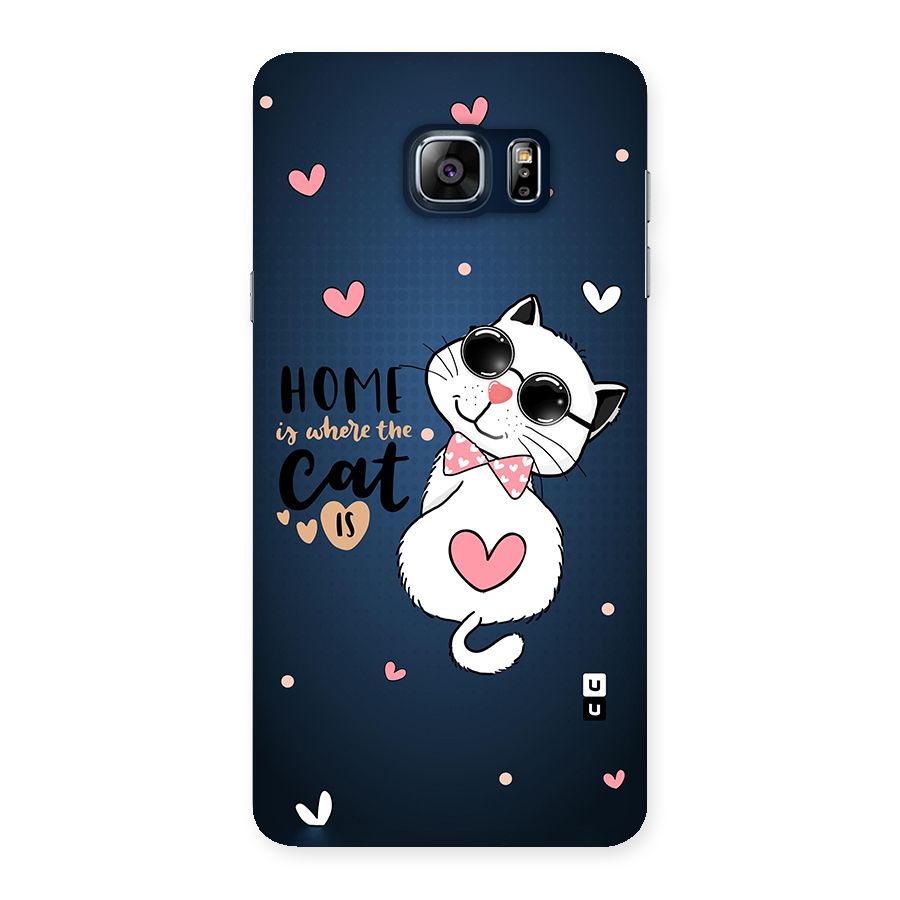 Home Where Cat Back Case for Galaxy Note 5