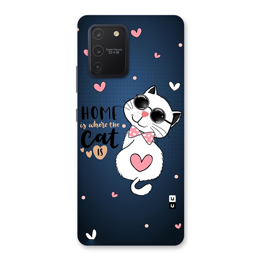 Home Where Cat Back Case for Galaxy S10 Lite