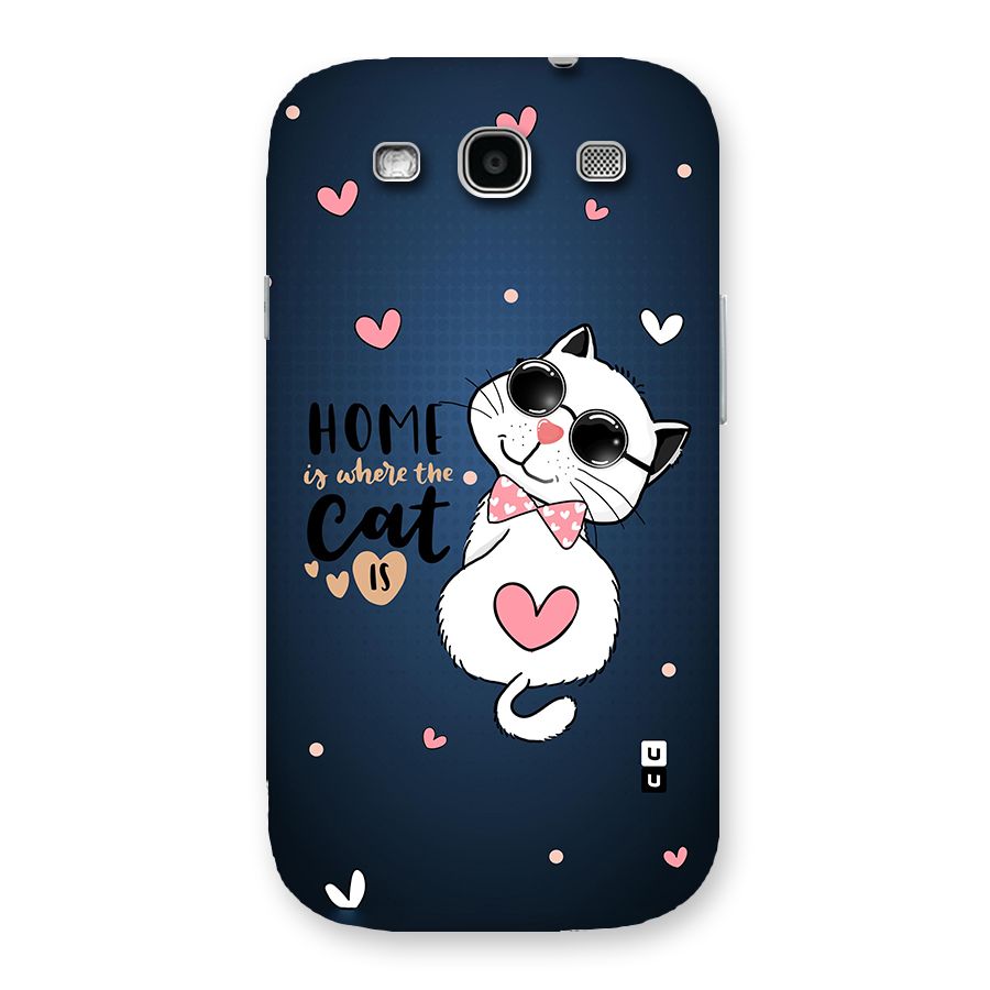 Home Where Cat Back Case for Galaxy S3 Neo