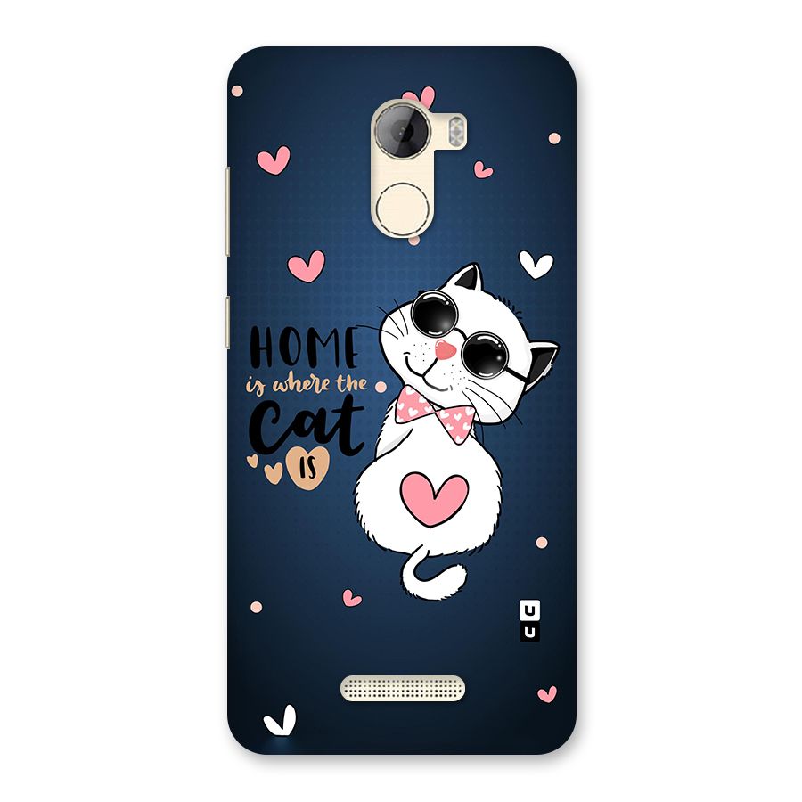 Home Where Cat Back Case for Gionee A1 LIte