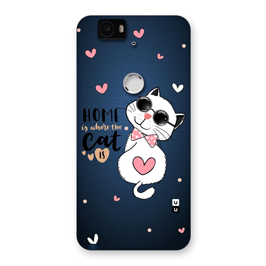 Home Where Cat Back Case for Google Nexus-6P