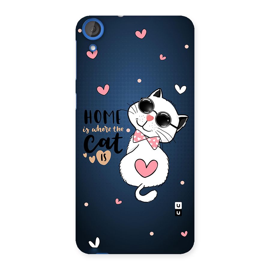 Home Where Cat Back Case for HTC Desire 820