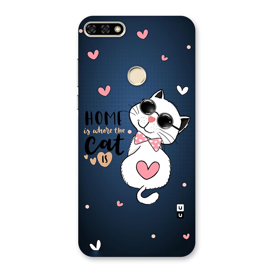 Home Where Cat Back Case for Honor 7A