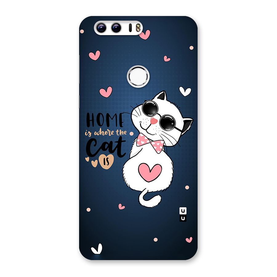 Home Where Cat Back Case for Honor 8