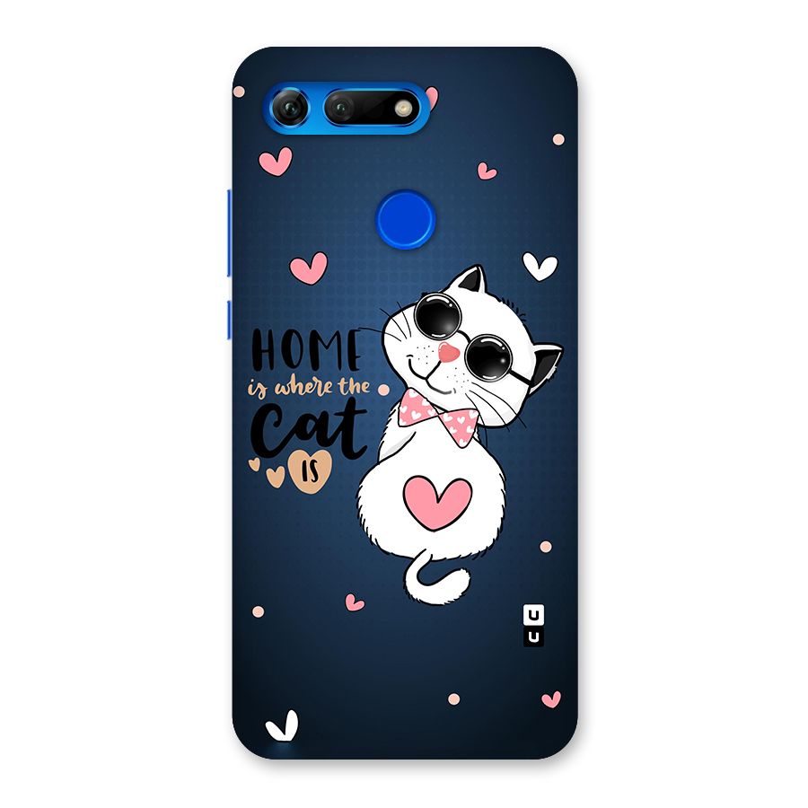Home Where Cat Back Case for Honor View 20
