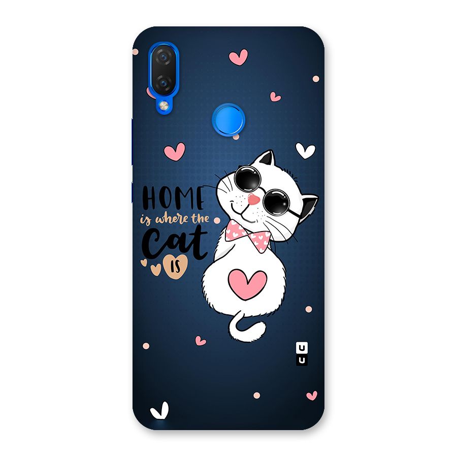 Home Where Cat Back Case for Huawei P Smart+