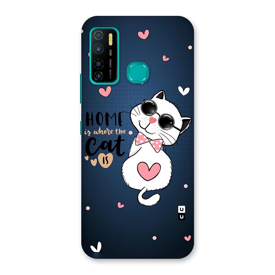 Home Where Cat Back Case for Infinix Hot 9 Pro