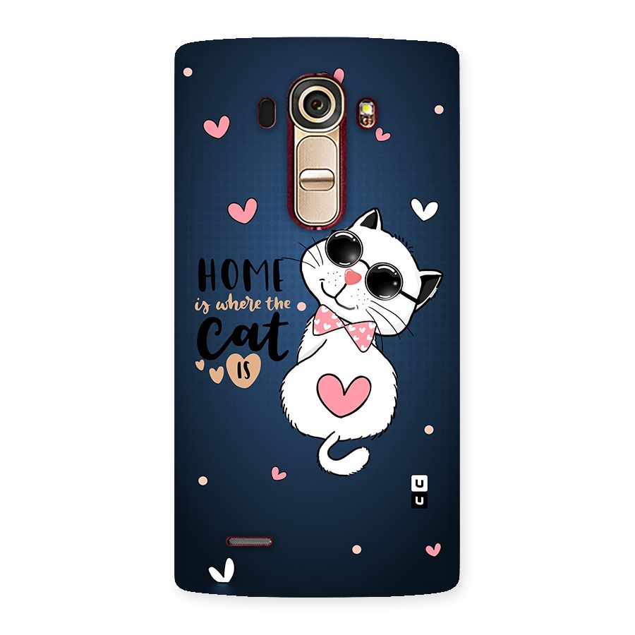 Home Where Cat Back Case for LG G4