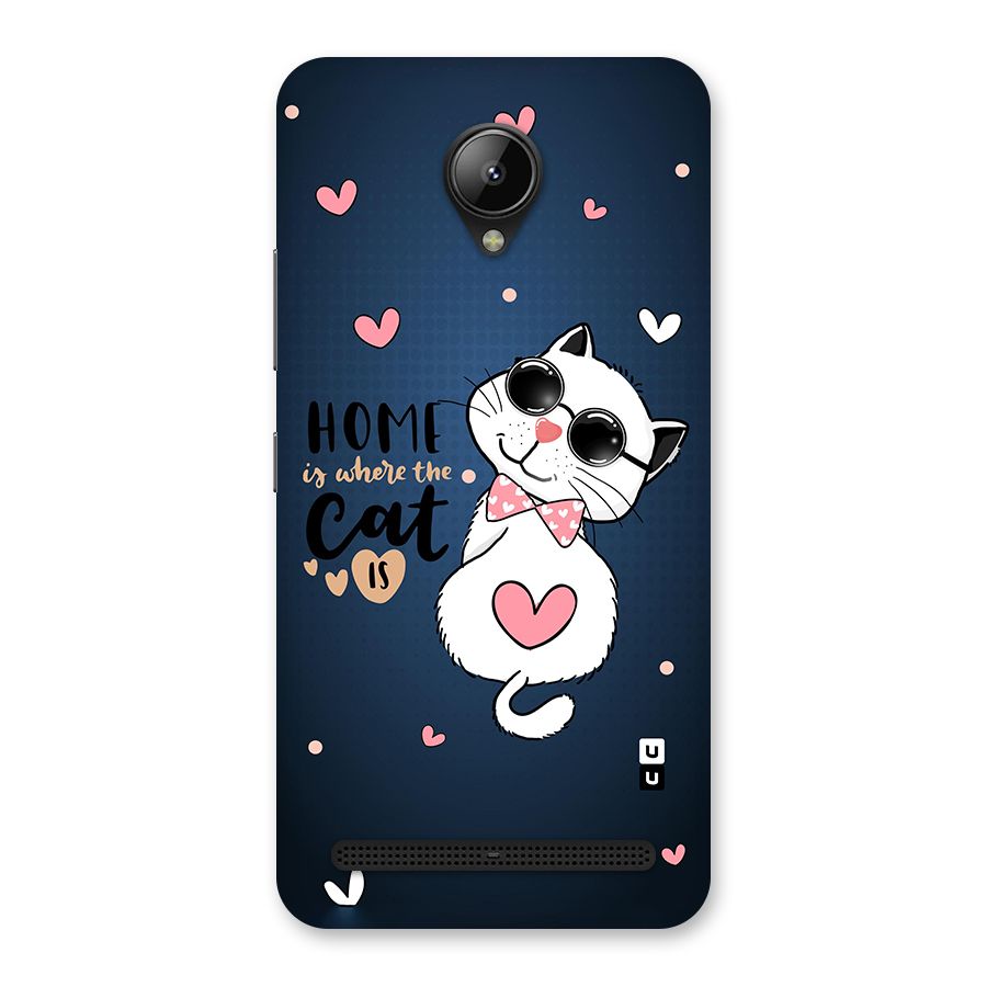 Home Where Cat Back Case for Lenovo C2