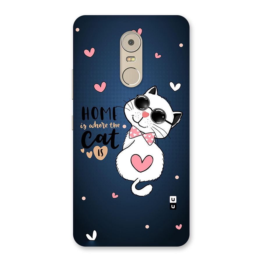 Home Where Cat Back Case for Lenovo K6 Note