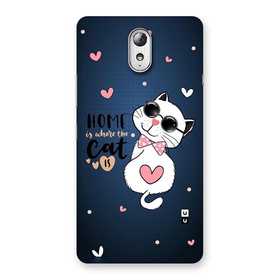 Home Where Cat Back Case for Lenovo Vibe P1M