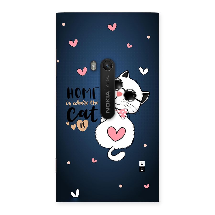 Home Where Cat Back Case for Lumia 920