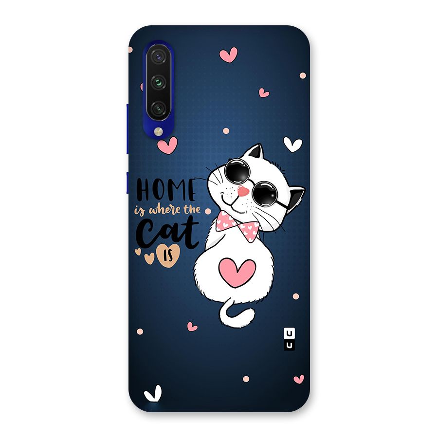 Home Where Cat Back Case for Mi A3