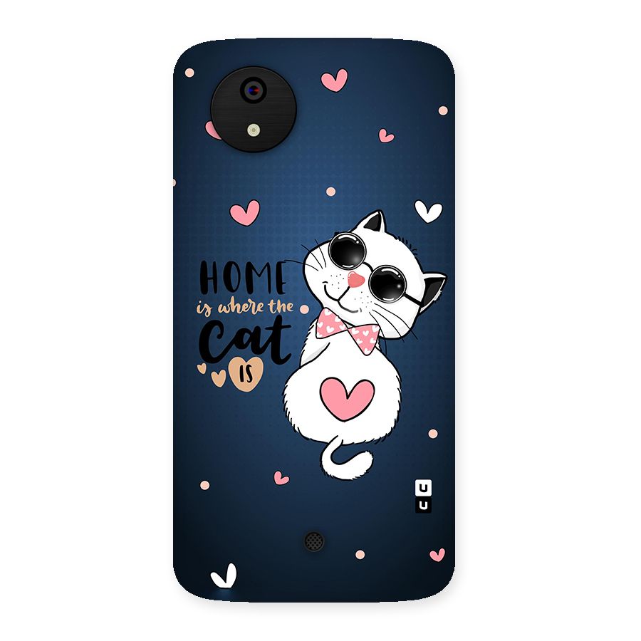 Home Where Cat Back Case for Micromax Canvas A1