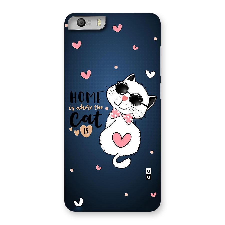 Home Where Cat Back Case for Micromax Canvas Knight 2