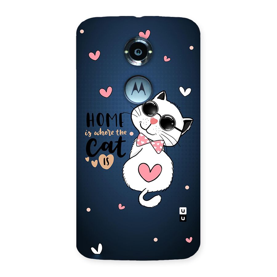 Home Where Cat Back Case for Moto X 2nd Gen