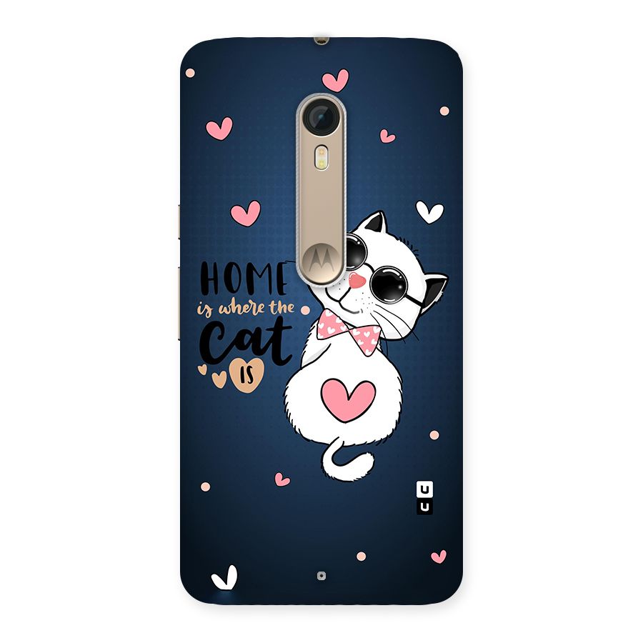 Home Where Cat Back Case for Motorola Moto X Style
