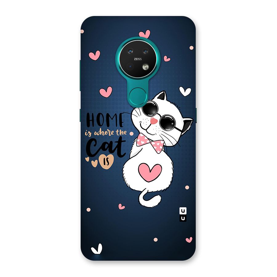 Home Where Cat Back Case for Nokia 7.2