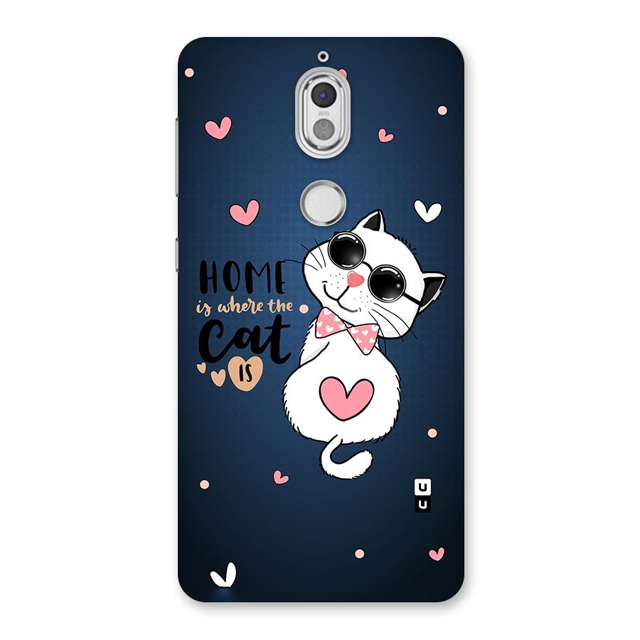 Home Where Cat Back Case for Nokia 7