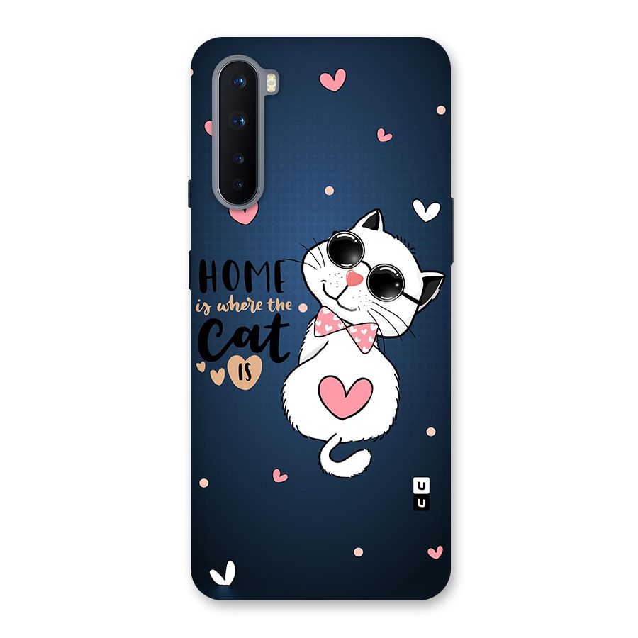 Home Where Cat Back Case for OnePlus Nord