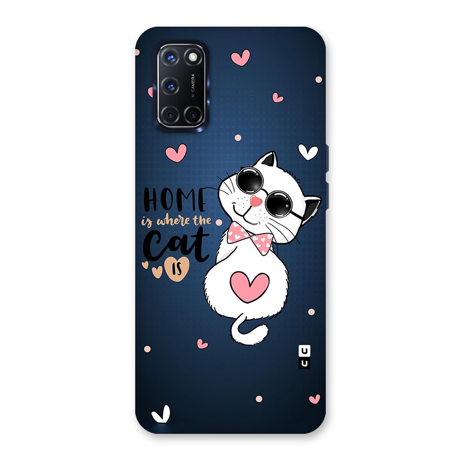 Home Where Cat Back Case for Oppo A52