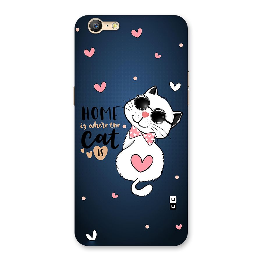 Home Where Cat Back Case for Oppo A57