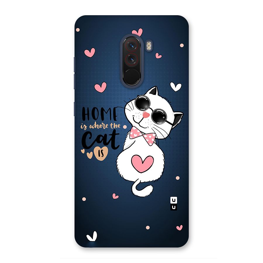 Home Where Cat Back Case for Poco F1