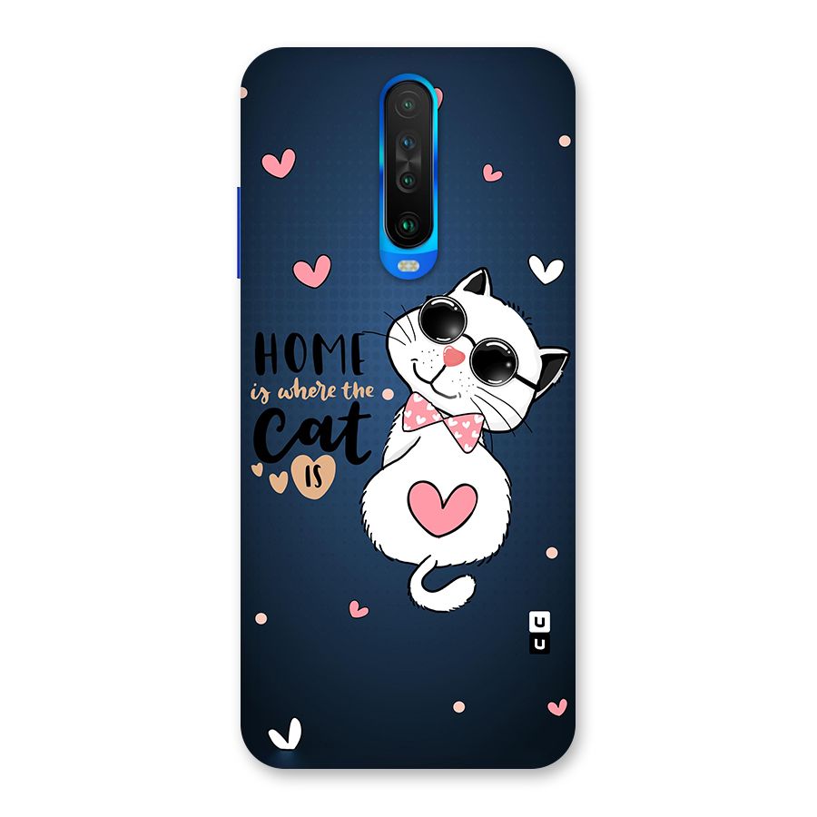 Home Where Cat Back Case for Poco X2