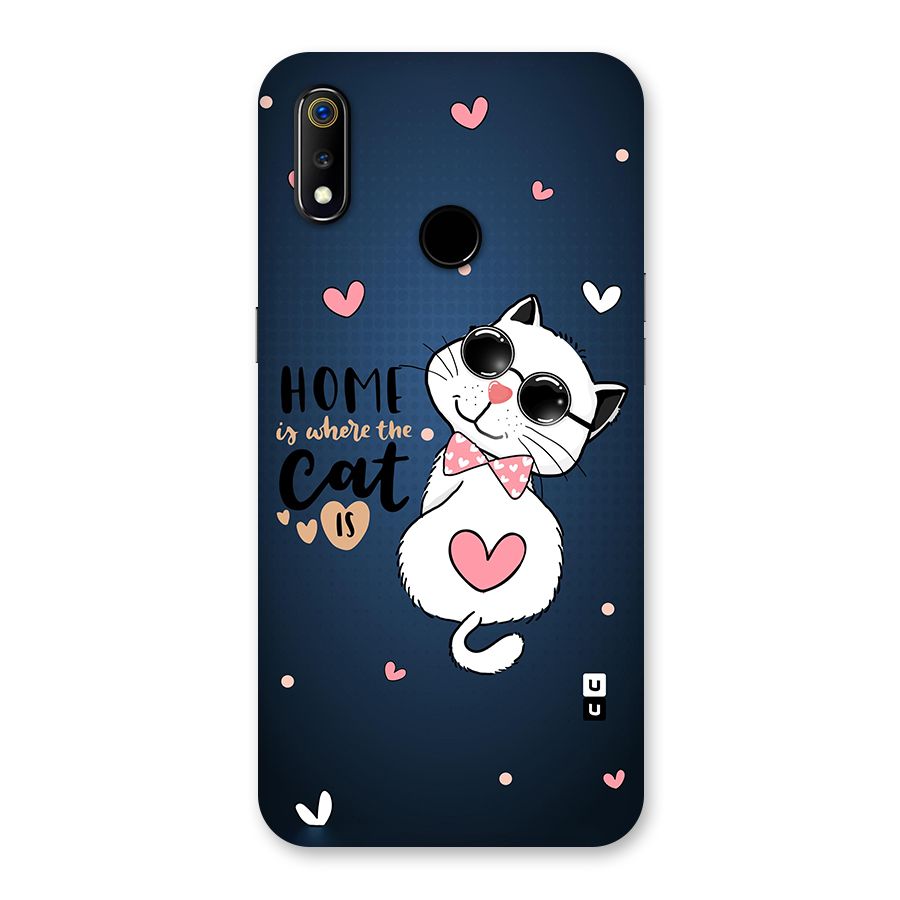 Home Where Cat Back Case for Realme 3