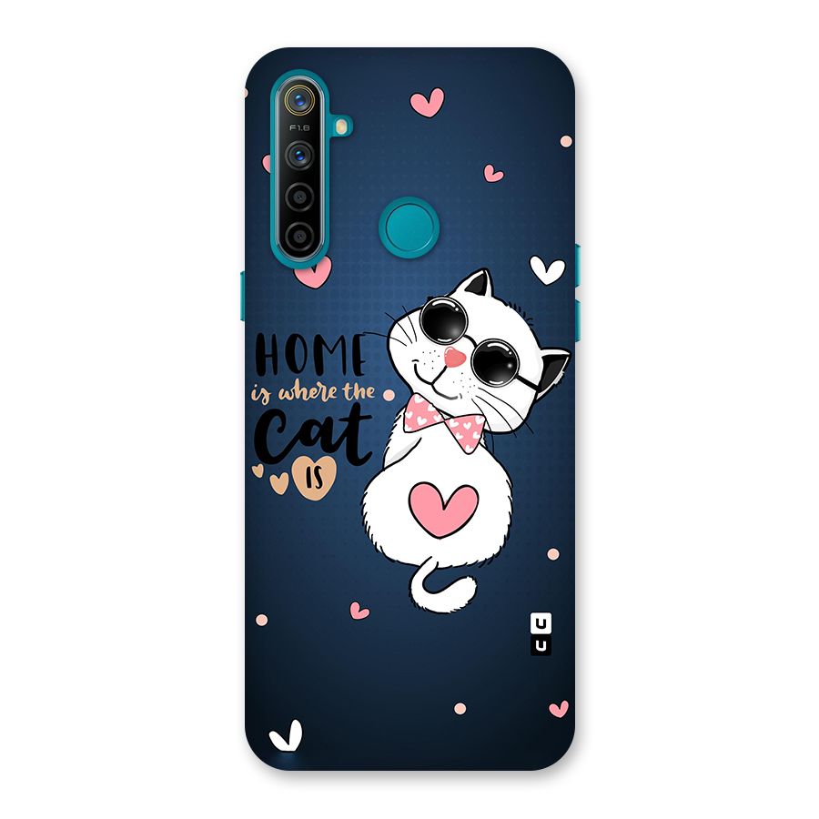 Home Where Cat Back Case for Realme 5i