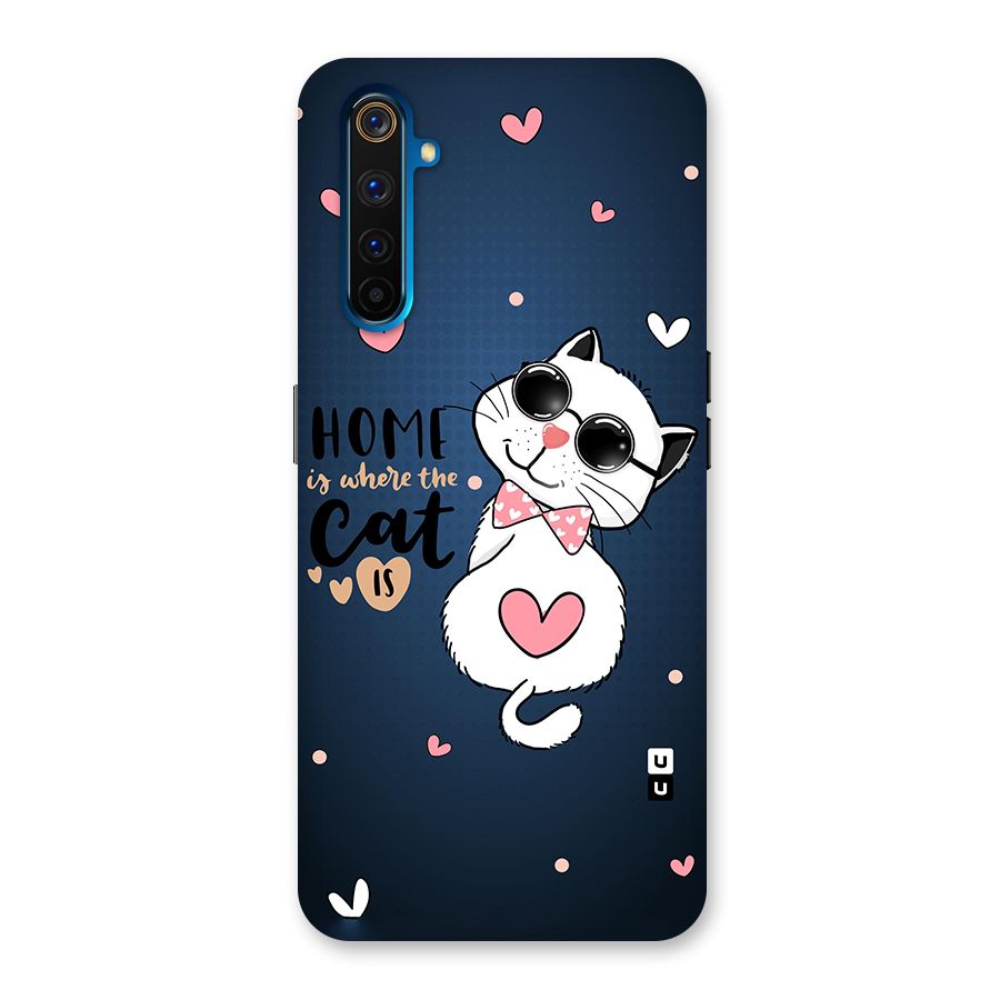 Home Where Cat Back Case for Realme 6 Pro