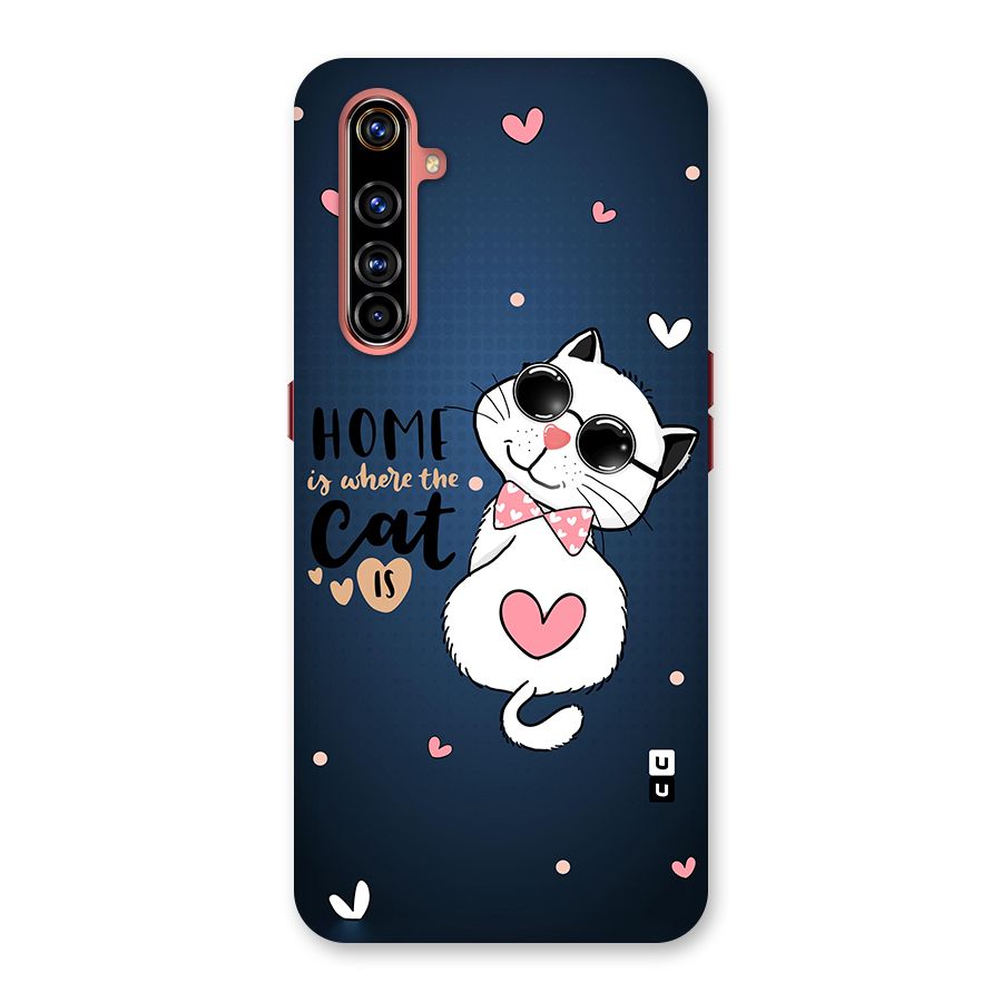 Home Where Cat Back Case for Realme X50 Pro