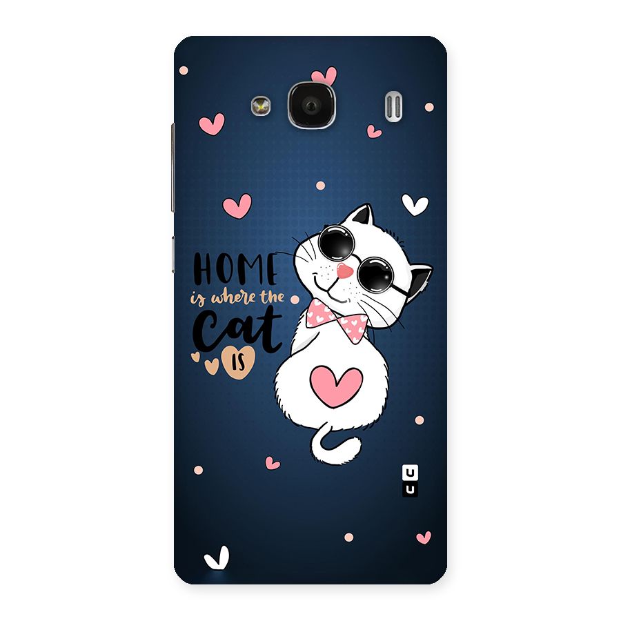 Home Where Cat Back Case for Redmi 2s