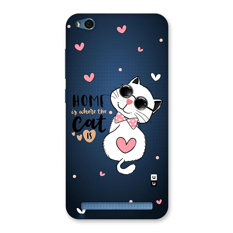 Home Where Cat Back Case for Redmi 5A