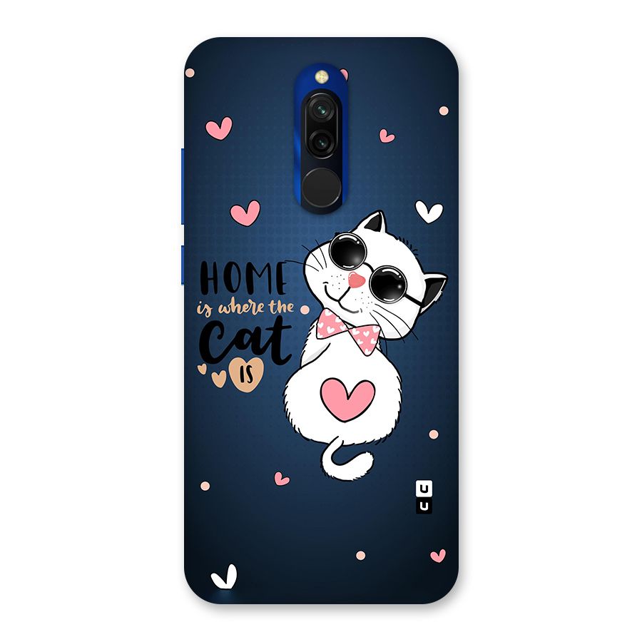 Home Where Cat Back Case for Redmi 8
