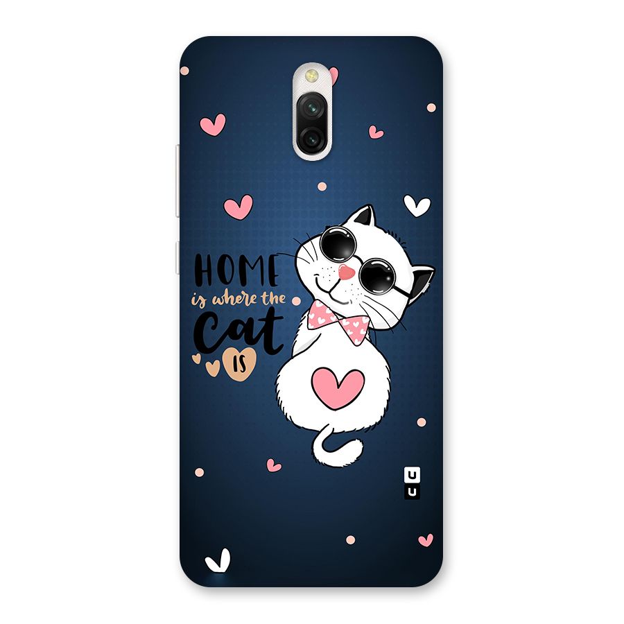 Home Where Cat Back Case for Redmi 8A Dual