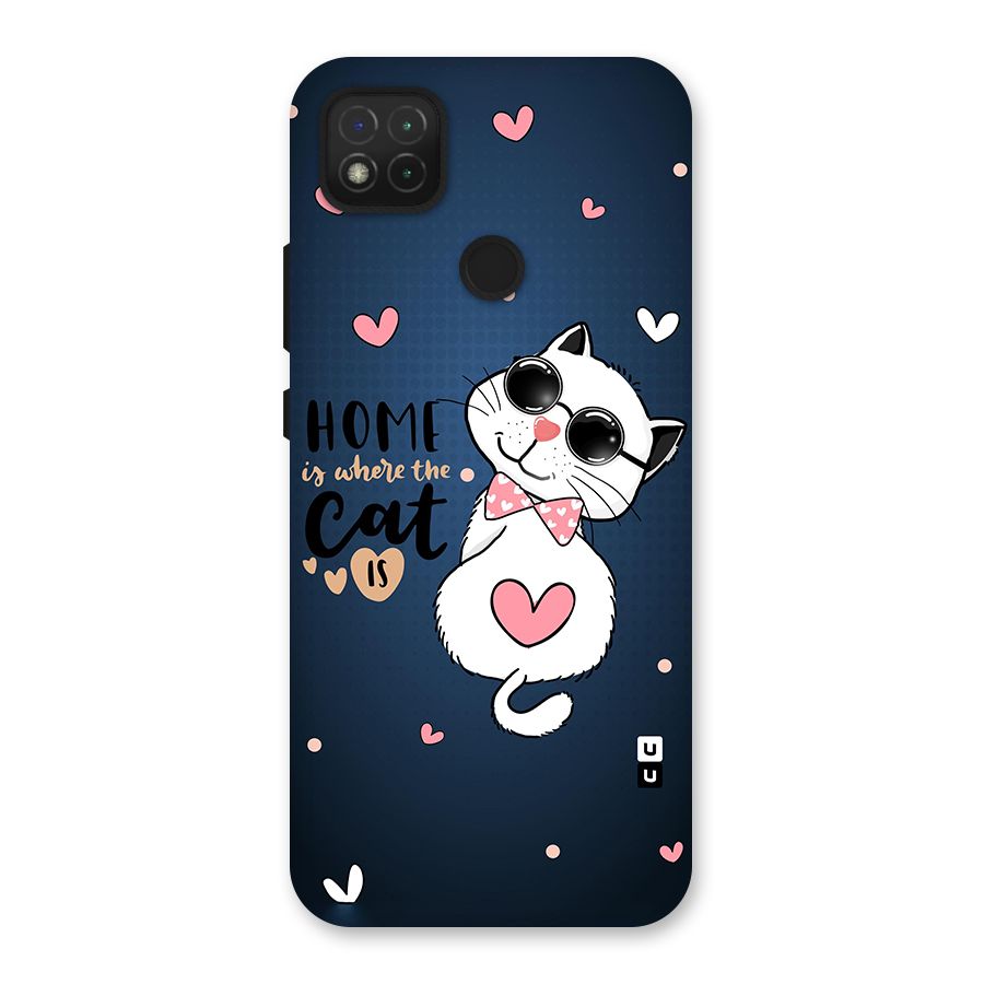 Home Where Cat Back Case for Redmi 9C