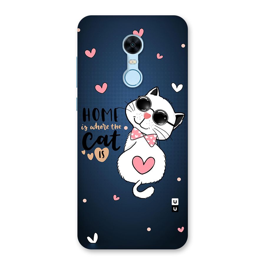 Home Where Cat Back Case for Redmi Note 5