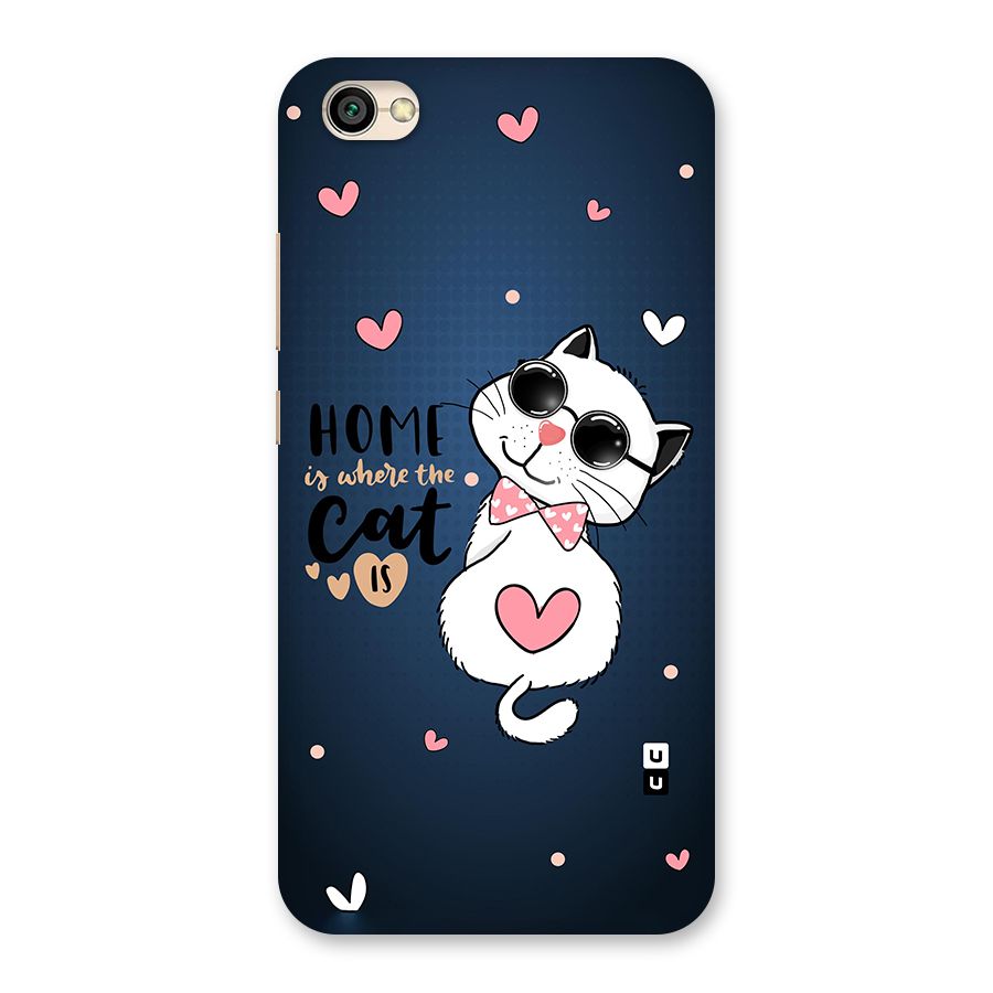 Home Where Cat Back Case for Redmi Y1 Lite