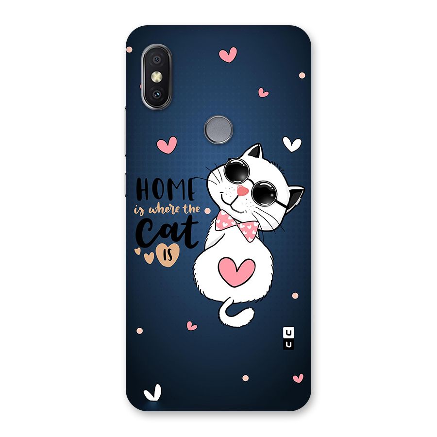 Home Where Cat Back Case for Redmi Y2